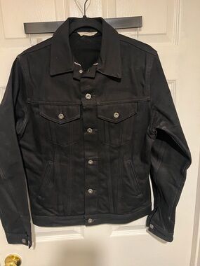 3 Sixteen Type 3 jacket Black Men's Denim Jacket -